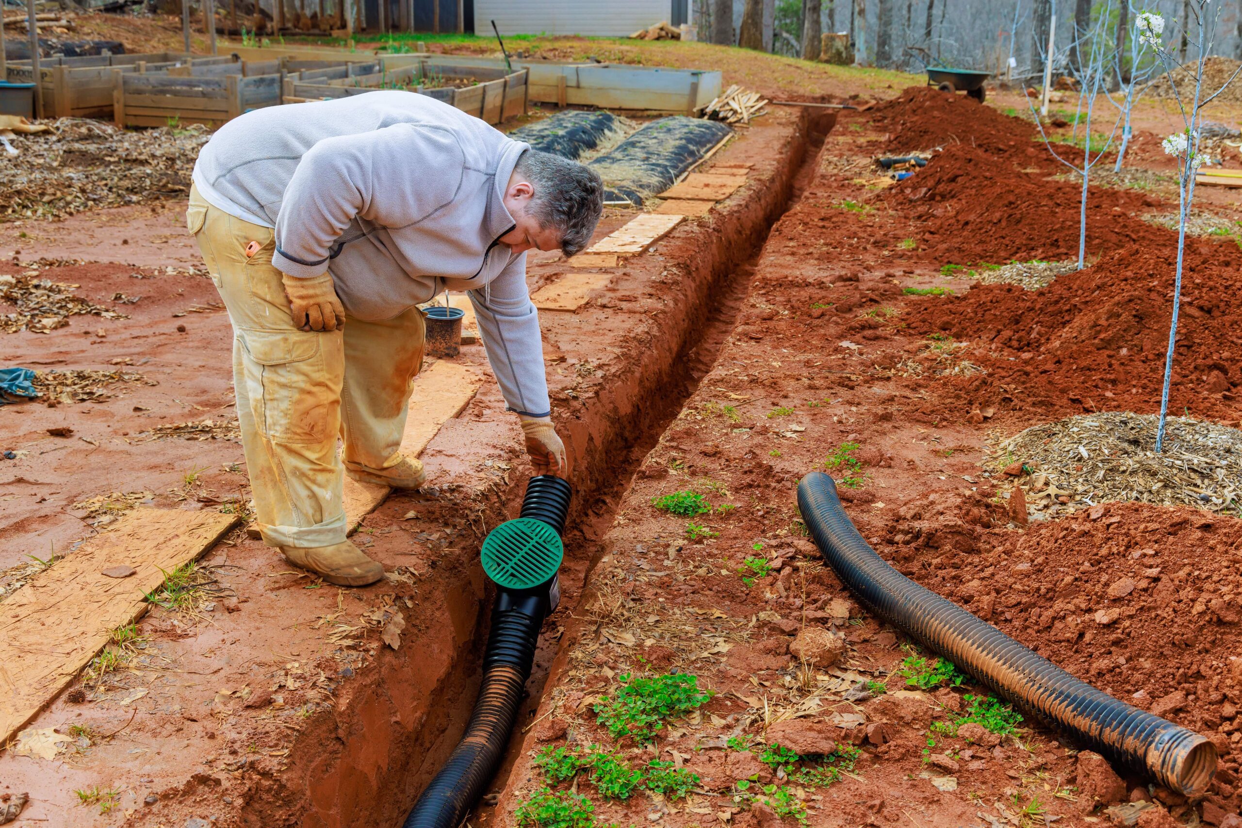 French drain system