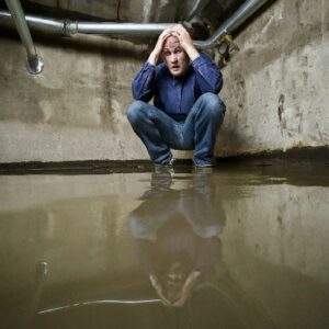 Blog 6 Customer in wet basement
